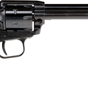 Heritage Mfg RR22B6BBK Rough Rider  22 LR 6 Shot, 6.50" Black Oxide Steel Barrel, Black Steel Frame, Black Oxide Cylinder, Black Laminate Wood Grip, Hammer/Thumb Safety, Exposed Hammer