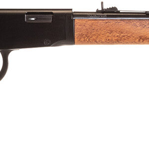 Rossi RL22W201WD Rio Bravo  Lever Action 22 WMR 12+1 20" Round Barrel, Polished Black Metal Finish, German Beechwood Stock