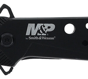 Smith & Wesson Knives 1193183 M&P Folding Dagger Folding Dagger Plain Black 8Cr13MoV SS Blade