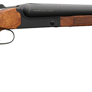 Chiappa Firearms 930.360 500 Field 12 Gauge Break Open 3" 2 20" Black Side By Side Barrel, Black Steel Receiver, Fixed Walnut Wood Stock