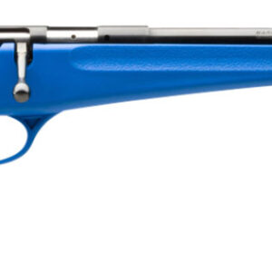 Savage Arms 13785 Rascal  Youth 22 LR 1rd 16.13" Matte Black Sporter Barrel, Matte Black Carbon Steel Receiver, Blue Fixed Synthetic Stock, Right Hand