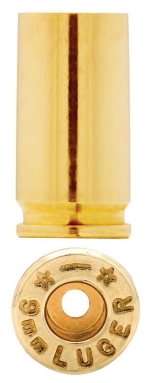 Starline Brass 9EUP100 Unprimed Cases  9mm Luger Handgun Brass 100 Per Bag