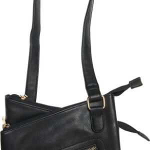 BULLDOG CONCEALED CARRY PURSE - CROSS BODY STYLE BLACK