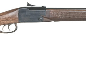 Chiappa Firearms 500111 Double Badger  Full Size 22 WMR 2rd, 19" Blued Barrel & Receiver, Beechwood Folding Checkered Stock, Right Hand
