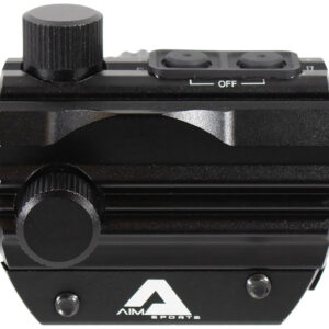 Aim Sports RD120PE Micro Dot 5 MOA Black Anodized 1x20mm Red/Green Dual Illuminated