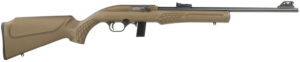 Rossi RS22L1811L RS22 Semi-Auto 22 LR 10+1 18" Black Barrel, Bronze Monte Carlo Stock/Rec, Fiber Optic Sights