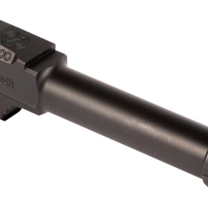 SilencerCo AC5049 Threaded Barrel 3.70" 9mm Luger, Black Nitride Stainless Steel, Fits Glock 43/43X