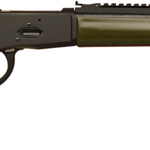 Gforce Arms GFLVR44OD Saddlehorn 44 Mag 10+1 16.50" Black Steel Barrel, Black Picatinny Rail Aluminum Receiver, Fixed Green Synthetic Stock