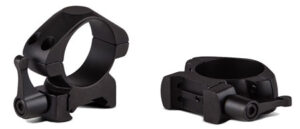 Konus 7407 Steel Rings Matte Black 1" Quick Release Medium 0 MOA