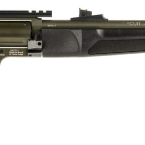 Rossi SCJT4510B Circuit Judge 45 Colt (LC) Caliber or 410 Gauge with 5rd Capacity, 18.50" Barrel, Moss Green Cerakote Metal Finish & Black Fixed Thumbhole Stock Right Hand (Full Size)