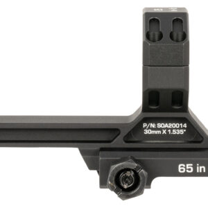 Sig Sauer Electro-Optics SOA20015 Alpha MSR Scope Mount/Ring Combo Black Anodized 34mm | 0 MOA