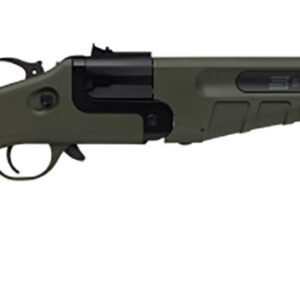 Savage Arms 23001 42 Takedown Full Size 22 WMR/410 Gauge 1rd 20" Black Satin Sporter Barrel, Satin Black Carbon Steel Receiver, OD Green Fixed Synthetic Stock, Ambidextrous