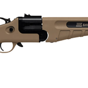Savage Arms 23003 42 Takedown Full Size 22 WMR/410 Gauge 1rd 20" Black Satin Sporter Barrel, Satin Black Carbon Steel Receiver, Flat Dark Earth Fixed Synthetic Stock, Ambidextrous