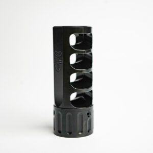 Hawkins Precision Backdraft Self-Timing Muzzle Brake – 4-Port Recoil Reduction